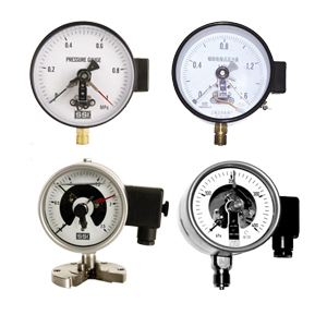 Electric contact pressure gauge